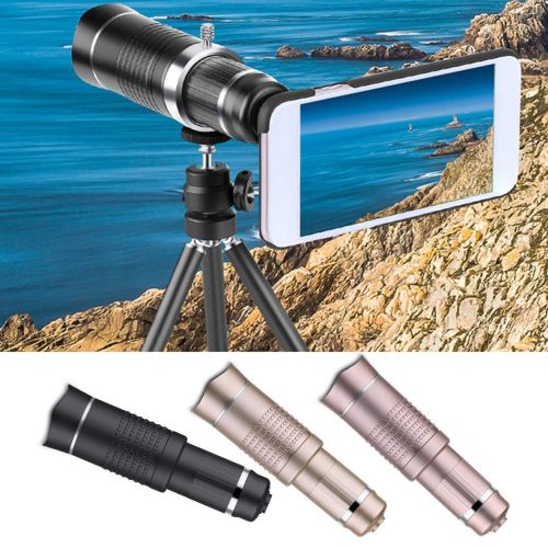  LoveOlvidoS 20X Zoom Mobile Phone Telescope Lens Optical Telephoto Camera Lens with Tripod HD Telescope Universal for Smartphones