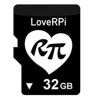 LoveRPi Plug and Play Raspbian UHS-I MicroSD Card with SD Adapter for Raspberry Pi (32GB, Raspbian Desktop)