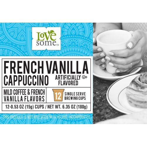  LoveSome French Vanilla Cappuccino K-Cup, 12 Count (Pack of 6)