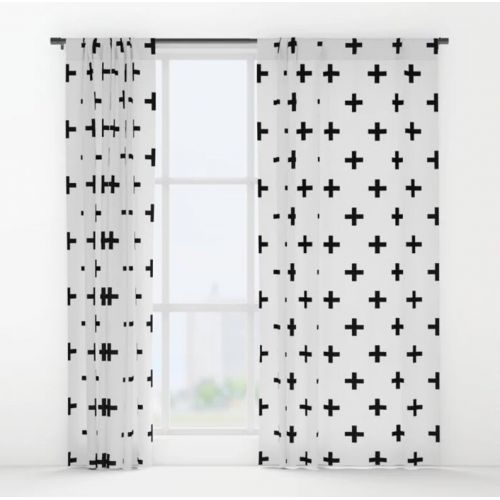  LoveThatTooMuch Swiss Cross Black White Throw Blanket Pattern Baby Nursery Kids Small Queen King Size Soft Fleece