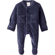 L%27ovedbaby Lovedbaby Unisex Baby Organic Cotton Velour Footed Overall