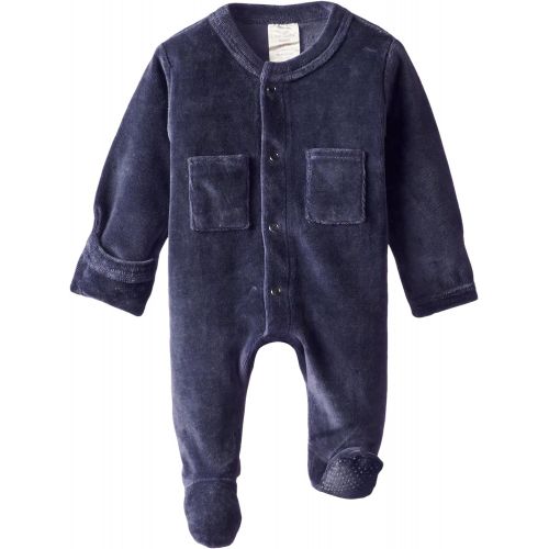  L%27ovedbaby Lovedbaby Unisex Baby Organic Cotton Velour Footed Overall