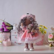 /LovelyDollsStore Boudoir Textile Interior Romantic doll made by Bobrova Kristina.