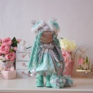/LovelyDollsStore Boudoir Textile Interior Romantic doll made by Bobrova Kristina.