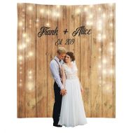 LovelyDrops Personalized Wedding Fabric Backdrop Decoration Photo Booth Prop Backdrops Customized Bridal...