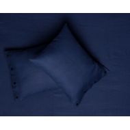 LovelyHomeIdea Linen sheet set Twin Queen Full or King size Soft indigo blue linen bed sheets