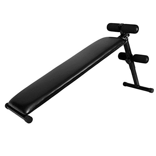  Lovelystar Professional Adjustable Decline Sit up Bench AB Abdominal Incline Crunch Board Exercise Fitness Tool