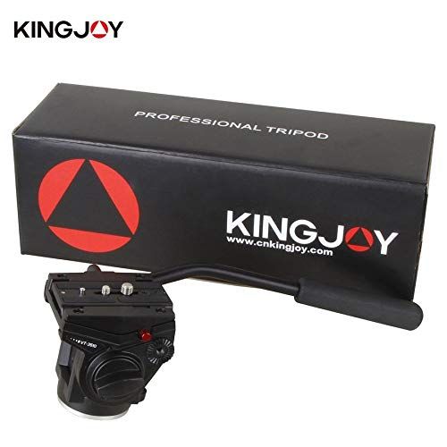  Lovelysunshiny Kingjoy VT-3510 Camera Fluid Damping Head for SLR Camera Tripod Stand