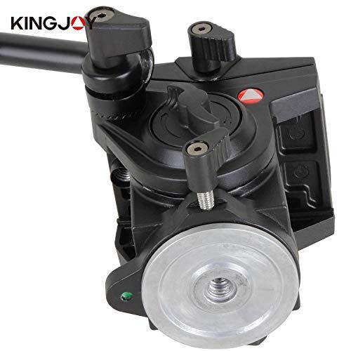  Lovelysunshiny Kingjoy VT-3510 Camera Fluid Damping Head for SLR Camera Tripod Stand