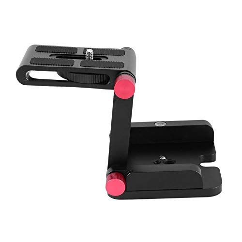  Lovelysunshiny Z-Type Foldable Head Flex Z Pan Folding Desktop Quick Release Plate for Camera