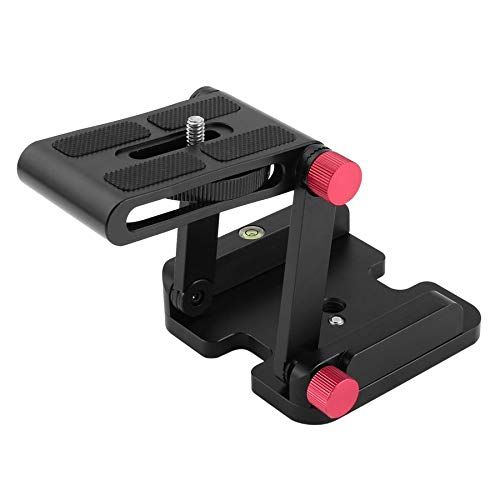  Lovelysunshiny Z-Type Foldable Head Flex Z Pan Folding Desktop Quick Release Plate for Camera