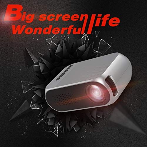  Lovelysunshiny YG320 High Definition 1080P Portable Mini LED Projector with Speaker Home Use