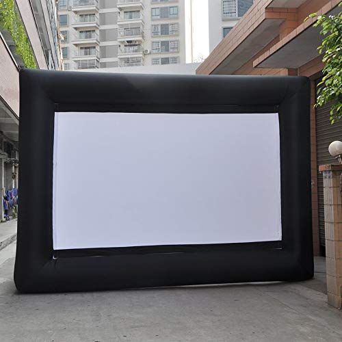  Lovelysunshiny Inflatable Movie Screen with Party Theme Movie Templates for Outdoor Backyard