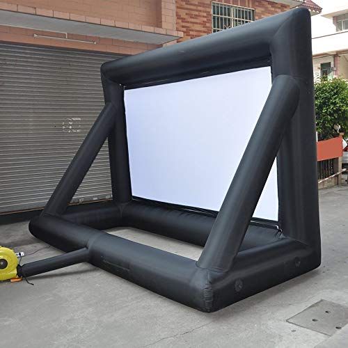  Lovelysunshiny Inflatable Movie Screen with Party Theme Movie Templates for Outdoor Backyard