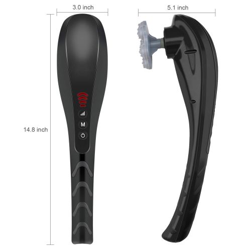  Loverbeby loverbeby Electric Back Massager, Cordless Handheld with High Capacity Rechargeable Battery, Deep...