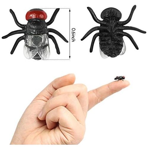  LovesTown Big Fake Ants Simulated Insect Prank Toy Ants Toy Figure 1.6 Joke Toys Halloween Party Supplies 50Pcs