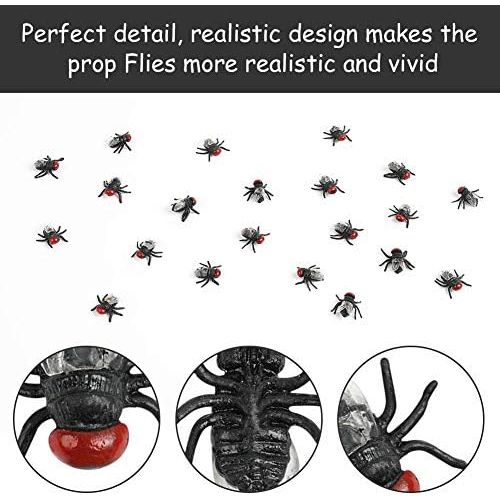  LovesTown Big Fake Ants Simulated Insect Prank Toy Ants Toy Figure 1.6 Joke Toys Halloween Party Supplies 50Pcs