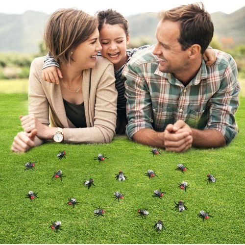  LovesTown Big Fake Ants Simulated Insect Prank Toy Ants Toy Figure 1.6 Joke Toys Halloween Party Supplies 50Pcs