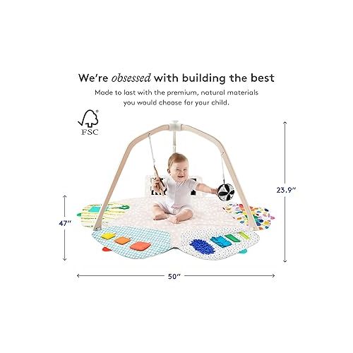  LOVEVERY | The Play Gym | Award Winning For Baby , Stage-Based Developmental Activity Gym & Play Mat for Baby to Toddler