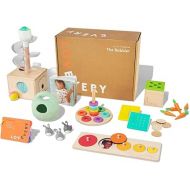 Lovevery | The Babbler Play Kit, Birthday Play Kit, Montessori Toddler Toy, 8 Play Products, 1 Board Book, and Play Guide (Best Birthday Gift for 1 Year Old)