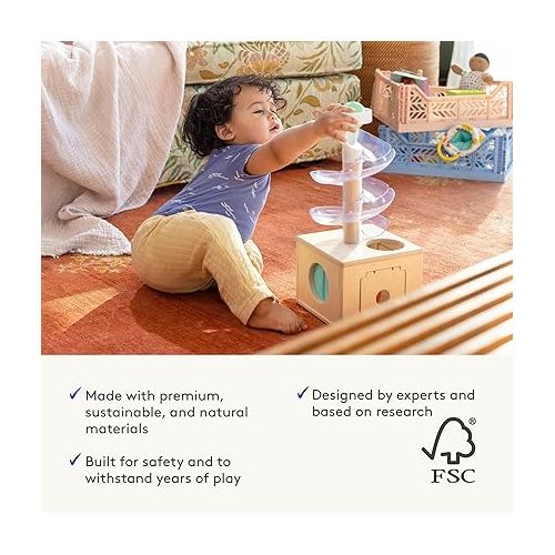  Lovevery | The Babbler Play Kit, Birthday Play Kit, Montessori Toddler Toy, 8 Play Products, 1 Board Book, and Play Guide (Best Birthday Gift for 1 Year Old)