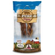 Loving Pets Pure Piggy Braided Pig Pizzle Dog Chews, 6-7 Inch, 2 Count, 12 Pack