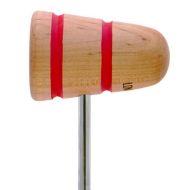 Etsy Wood Bass Drum Beater for Drummers - Hand Painted Red Stripes