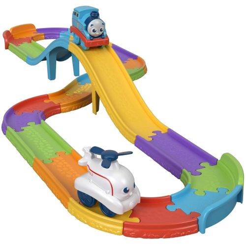  LowPriceFastShipping and ships from Amazon Fulfillment. Fisher-Price My First Thomas & Friends, On-the-Go Train Set