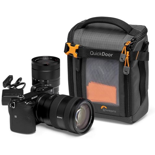  Lowepro GearUp Creator Box Medium II Mirrorless and DSLR Camera case - with QuickDoor Access - with Adjustable Dividers - for Mirrorless Like Sony Alpha 6500 - LP37347-PWW