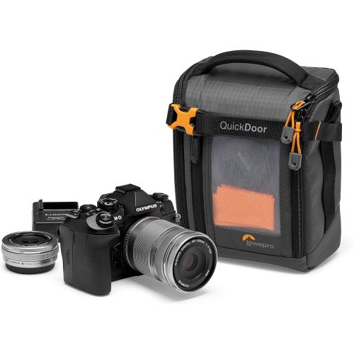  Lowepro GearUp Creator Box Medium II Mirrorless and DSLR Camera case - with QuickDoor Access - with Adjustable Dividers - for Mirrorless Like Sony Alpha 6500 - LP37347-PWW