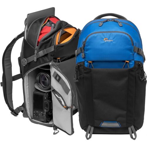  Lowepro LP37259-PWW Photo Active Outdoor Camera Backpack, QuickShelf Dividers, fits 12inch Laptop/2L Hydration, for Mirrorless, Sony, Canon, Nikon, Lenses, Gimbal, Drone, DJI, Osmo