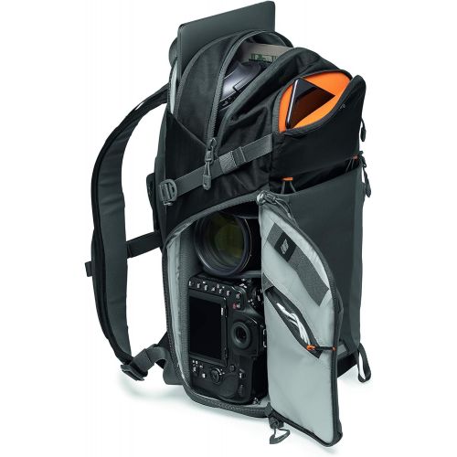  Lowepro LP37259-PWW Photo Active Outdoor Camera Backpack, QuickShelf Dividers, fits 12inch Laptop/2L Hydration, for Mirrorless, Sony, Canon, Nikon, Lenses, Gimbal, Drone, DJI, Osmo
