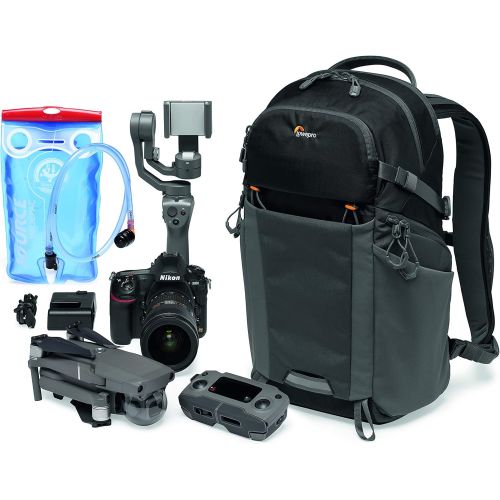  Lowepro LP37259-PWW Photo Active Outdoor Camera Backpack, QuickShelf Dividers, fits 12inch Laptop/2L Hydration, for Mirrorless, Sony, Canon, Nikon, Lenses, Gimbal, Drone, DJI, Osmo