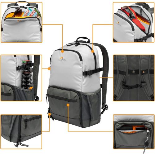  Lowepro LP37238-PWW Truckee BP 250 LX Outdoor Camera Backpack, Fits 15 inch Tablet, for Compact DSLR/Mirrorless, for Sony, Canon, Nikon, 1-2 Lenses, Gimbal, Video Drone, DJI, Osmo,