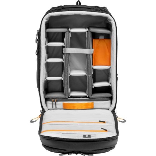  Lowepro LP37268-PWW Pro Trekker BP 350 AW II Outdoor Camera Backpack with Maxfit Dividers, Fits 15-inch Laptop/iPad, for Pro Mirrorless and DSLR, Gimbal, Drone, DJI, Black/Dark Gre