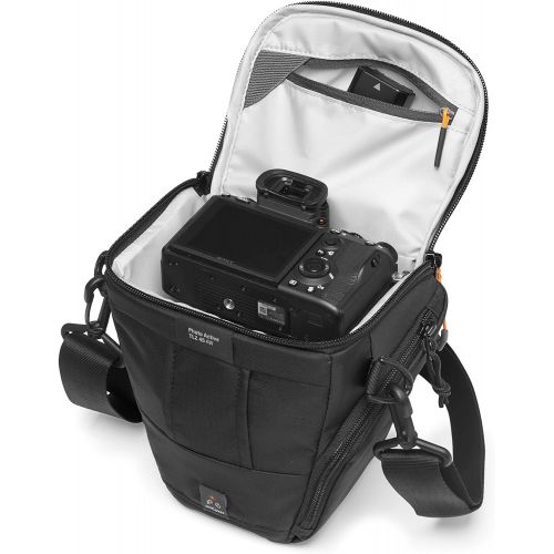  Lowepro Photo Active TLZ 45 AW Mirrorless and DSLR toploader- Removable Shoulder Strap - organizing Pockets - for Mirrorless Like Sony Apha 9 - LP37345-PWW, Small