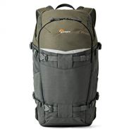 Lowepro LP37015-PWW, Flipside Trek BP 350 AW Backpack for Camera, Stores DSLR with Lens Attached, Extra Lenses, Tripod, 10 Inch Tablet Grey/Dark Green