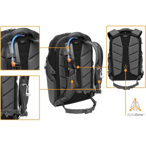  Lowepro Photo Active BP 300 AW Backpack, Black/Dark Gray