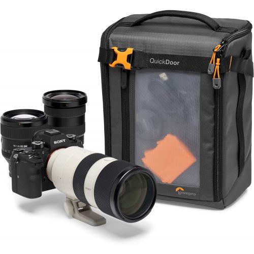 Lowepro GearUp Creator Box Extra Large II Mirrorless and DSLR Camera case - with QuickDoor Access - with Adjustable Dividers - for Mirrorless Cameras Like Sony Alpha 9 - LP37349-PW
