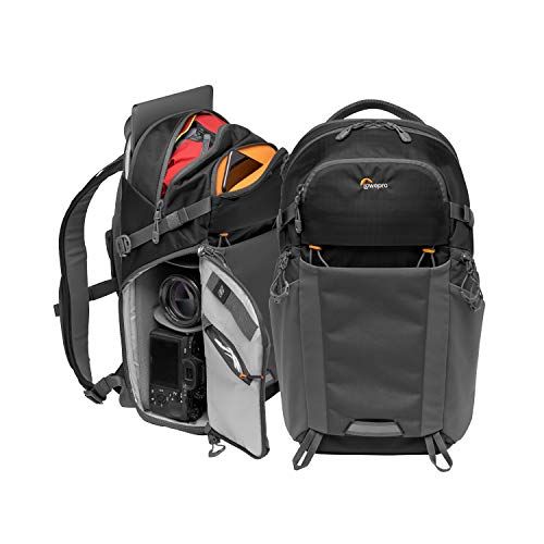  Lowepro LP37260-PWW Photo Active Outdoor Camera Backpack, QuickShelf Dividers, fits 12inch Laptop/2L Hydration, for Mirrorless, Sony, Canon, Nikon, Lenses, Gimbal, Drone, DJI, Osmo