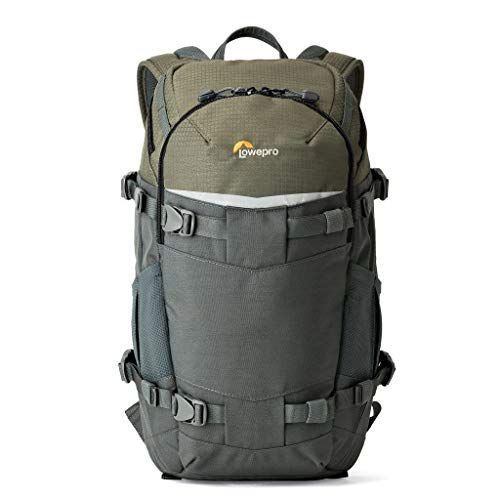  Lowepro LP37014-PWW, Flipside Trek BP 250 AW Backpack for Camera with ActiveZone Suspension System, Tablet Compartment, Grey/Dark Green