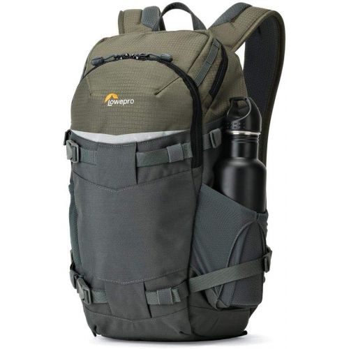  Lowepro LP37014-PWW, Flipside Trek BP 250 AW Backpack for Camera with ActiveZone Suspension System, Tablet Compartment, Grey/Dark Green