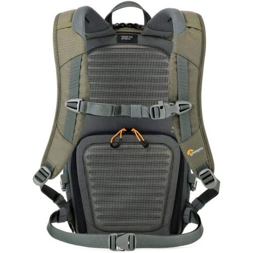  Lowepro LP37014-PWW, Flipside Trek BP 250 AW Backpack for Camera with ActiveZone Suspension System, Tablet Compartment, Grey/Dark Green