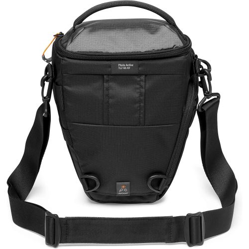  Lowepro Photo Active TLZ 50AW Mirrorless and DSLR toploader - Removable Shoulder Strap - organizing Pockets - for Mirrorless Like Sony Apha 9 - LP37346-PWW, Large