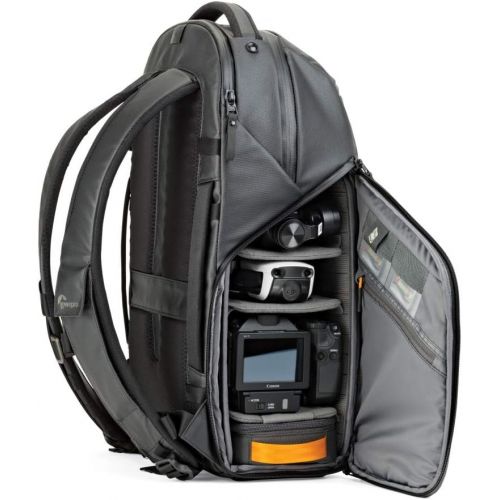  Lowepro Freeline Camera Backpack 350 AW, Black. Versatile Daypack Designed for Travel, Photographers and videographers. for DSLR, Mirrorless, Laptops, Bridge, CSC, Lenses and Trave