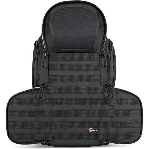  Lowepro ProTactic 450 AW II Black Pro Modular Backpack with All Weather Cover for Laptop Up to 15 Inch, Tablet, Canon/Sony Alpha/Nikon DSLR, Mirrorless CSC and DJI Mavic Drones LP3