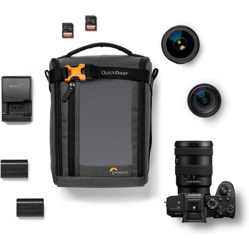  Lowepro GearUp Creator Box Large II Mirrorless and DSLR Camera case - with QuickDoor Access - with Adjustable Dividers - for Mirrorless Cameras Like Sony Alpha 9 - LP37348-PWW