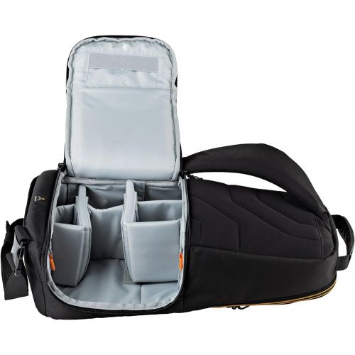  Lowepro LP36899PWW Slingshot Edge 250 AW - A Secure, Slim, Smart and Protective Sling for a Compact DSLR or DJI Mavic Pro/Mavic Pro Platinum,Black,9.06 x 4.72 x 8.27 in