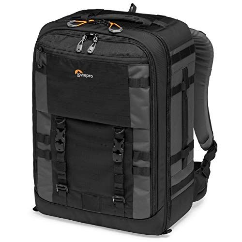  Lowepro LP37269-PWW Pro Trekker BP 450 AW II Outdoor Camera Backpack with Maxfit Dividers, Fits 15-inch Laptop/iPad, for Pro Mirrorless and DSLR, Gimbal, Drone, DJI, Black/Dark Gre