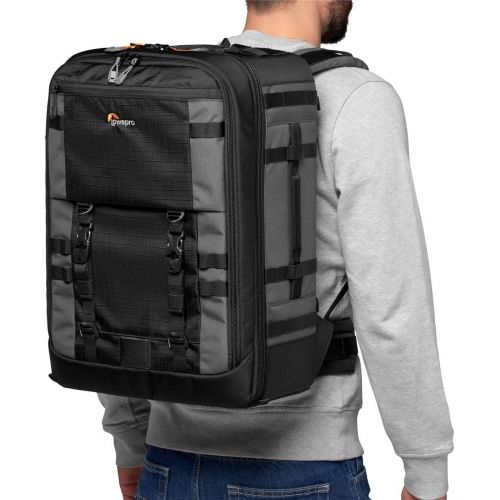  Lowepro LP37269-PWW Pro Trekker BP 450 AW II Outdoor Camera Backpack with Maxfit Dividers, Fits 15-inch Laptop/iPad, for Pro Mirrorless and DSLR, Gimbal, Drone, DJI, Black/Dark Gre